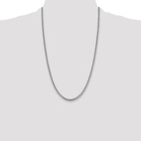14K White Gold 4.25mm Solid Miami Cuban Chain Necklace - 26 inches by Oro Pregiato