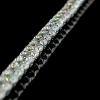 14K White Gold 40.7 Carat Tennis Necklace with 80 Round Brilliant Cut Lab Diamonds - E-F VS Clarity - Covaloro Fine Jewelry