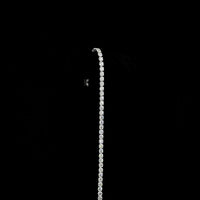 14K White Gold 5 Carat Round Brilliant Tennis Bracelet with Prong Set Lab Diamonds - 53 Stones, E-F Color, VS Clarity - Covaloro Fine Jewelry