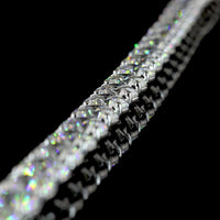 14K White Gold 50.25 Carat Round and Marquise Tennis Necklace with Prong Set Lab Diamonds - 76 Stones Total - Covaloro Fine Jewelry