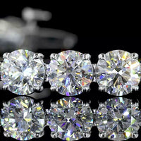 14K White Gold 7.5-Inch Tennis Bracelet with 36 Round Brilliant Cut Lab Diamonds - 13.61 Carat Total Weight, E-F Color VS Clarity - Covaloro Fine Jewelry