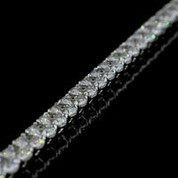 14K White Gold 7.5" Tennis Bracelet with 14.49 Carats Round Brilliant and Marquise Cut Lab Diamonds in Prong Setting - Covaloro Fine Jewelry