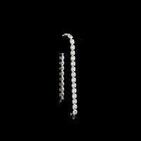 14K White Gold 7.5" Tennis Bracelet with 29 Round Brilliant and 4 Marquise Cut Lab Diamonds - 19.69 Carat Total Weight - Covaloro Fine Jewelry