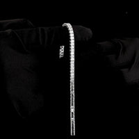 14K White Gold 7.5" Tennis Bracelet with 63 Prong Set Emerald Cut Lab Diamonds - 9.80 Carats Total Diamond Weight - Covaloro Fine Jewelry