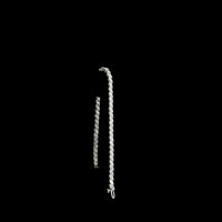 14K White Gold 7.5" Tennis Bracelet with Inclined Prong Set Marquise Cut Lab Diamonds - 5.51 Carat Total Weight - Covaloro Fine Jewelry