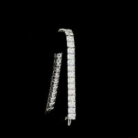14K White Gold 7.5" Tennis Bracelet with Prong Set Radiant Cut Lab Diamonds - 31.87 Carat Total Diamond Weight - Covaloro Fine Jewelry