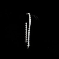 14K White Gold 7.5" Tennis Bracelet with Prong Set Round Lab Grown Diamonds - 10.34 Carats Total Diamond Weight, E-F Color VS2 Clarity - Covaloro Fine Jewelry