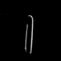 14K White Gold 7.91 Carat Emerald Cut Lab Diamond Tennis Bracelet with Prong Set Stones - 67 Lab Diamonds E-F VS - Covaloro Fine Jewelry