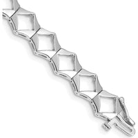 14K White Gold 7" Add-a-Diamond Tennis Bracelet - Holds 19 Stones up to 3.25mm by Oro Pregiato
