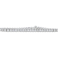 14K White Gold 7" Diamond Tennis Bracelet - 3.00 Carat Total Diamond Weight