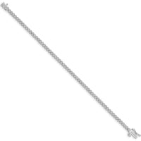 14K White Gold 7" Diamond Tennis Bracelet with Illusion Setting - 1/2 Carat Total Diamond Weight by Monteluci Fine Jewelry