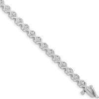 14K White Gold 7-Inch Tennis Bracelet with 29 Round Diamonds - 2.00 Carat Total Diamond Weight by Monteluci Fine Jewelry