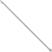 14K White Gold 7-Inch Tennis Bracelet with 56 Round Diamonds - 2.18 Carat Total Diamond Weight by Monteluci Fine Jewelry
