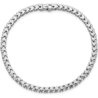 14K White Gold 7-Inch Tennis Bracelet with 56 Round Diamonds - 2.18 Carat Total Diamond Weight by Monteluci Fine Jewelry