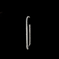 14K White Gold 7-Inch Tennis Bracelet with Inclined Prong-Set Marquise Cut Lab Diamonds - 6.65 Carats Total Diamond Weight - Covaloro Fine Jewelry