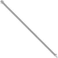 14K White Gold 7" Tennis Bracelet with 53 Round Diamonds - 4.18 Carat Total Diamond Weight by Monteluci Fine Jewelry