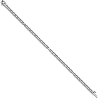 14K White Gold 7" Tennis Bracelet with 55 Round Diamonds - 2.64 Carat Total Diamond Weight by Monteluci Fine Jewelry