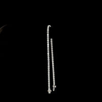 14K White Gold 7" Tennis Bracelet with 71 Prong-Set Round Lab Diamonds - 6.00 Carats Total Diamond Weight, E-F Color, VS1 Clarity - Covaloro Fine Jewelry