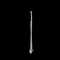 14K White Gold 7" Tennis Bracelet with East-West Set Emerald Cut Lab Diamonds - 2.98 Carats Total Diamond Weight - Covaloro Fine Jewelry