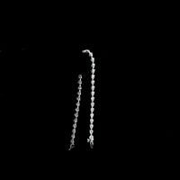 14K White Gold 7" Tennis Bracelet with East-West Set Pear Shape Lab Diamonds - 4.31 Carat Total Weight, E-F Color, VS1 Clarity - Covaloro Fine Jewelry