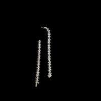 14K White Gold 7" Tennis Bracelet with Round and Marquise Lab Diamonds - 5.64 Carat Total Weight, E-F VS Clarity - Covaloro Fine Jewelry