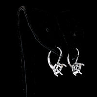 14K White Gold Antique Cushion Cut Lab Diamond Hanging Earrings - 4.10 Carat Total Diamond Weight, E-F Color VS1 Clarity, GIA Certified - Covaloro Fine Jewelry