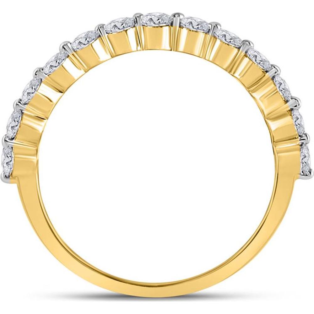 14K White Gold Baguette Diamond Bridal Wedding Ring Set - 1.88 Carat Total Diamond Weight