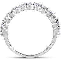14K White Gold Baguette Diamond Bridal Wedding Ring Set - 1.88 Carat Total Diamond Weight