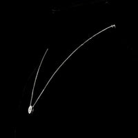 14K White Gold Bezel Set Round Lab Diamond Solitaire Pendant with F VS1 Brilliant Cut - 3.02 Carat Total Diamond Weight - Covaloro Fine Jewelry