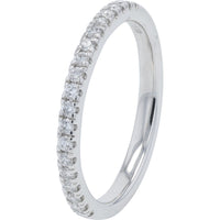 14K White Gold Bridal Set with 2.50 Carat Emerald Cut Lab Grown Diamond and 0.50 Carat Round Diamond Accents - 3.00 Carat Total Diamond Weight