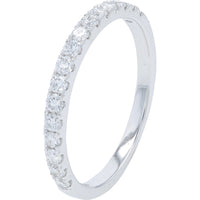 14K White Gold Bridal Set with 5.25 Carat Oval Pink Lab-Grown Diamond and Pavé Halo - 6.25 Carat Total Diamond Weight