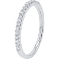 14K White Gold Bridal Set with Oval Lab Grown Diamond Halo and Pave Split Shank Band - 1.00 Carat Total Diamond Weight