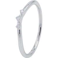 14K White Gold Bridal Set with Oval Sapphire and Diamond Accents - 1.00 Carat Sapphire and 0.13 Carat Total Diamond Weight