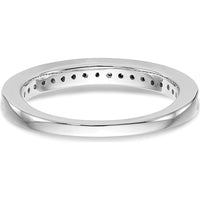 14K White Gold Channel Band with Round Blue Sapphires - 0.44 Carat Total Gemstone Weight by 0