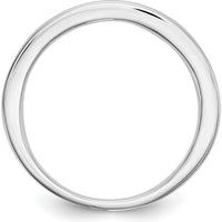14K White Gold Channel Set Ruby Wedding Band - 0.48 Carat Total Ruby Weight by 0