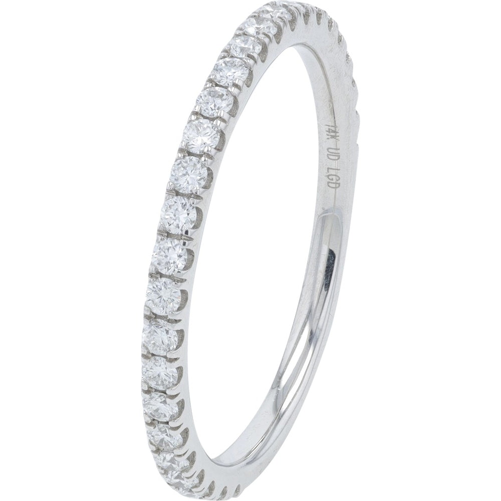 14K White Gold Cushion-Cut Lab Grown Diamond Bridal Set with Double Pave Shank and Halo Setting - 2.30 Carat Total Diamond Weight