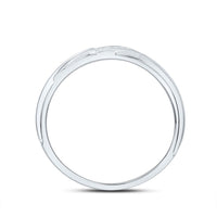 14K White Gold Diamond Band Ring - 1/4 Carat Total Diamond Weight