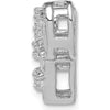 14K White Gold Diamond Cactus Pendant with 9 Round Diamonds - 0.01 Carat Total Diamond Weight by Monteluci Fine Jewelry