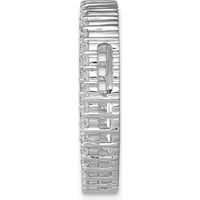 14K White Gold Diamond Circle Chain Slide Pendant - 0.76 Carat Total Diamond Weight by Monteluci Fine Jewelry