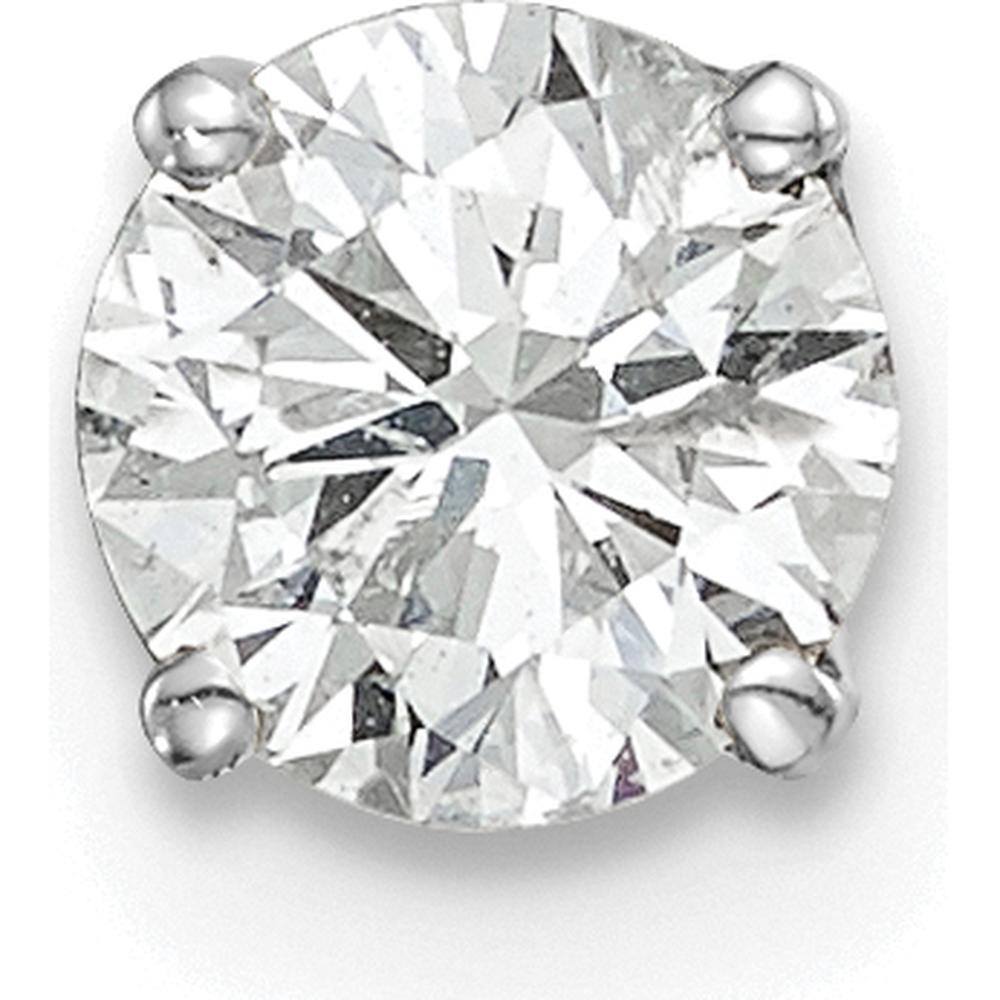14K White Gold Diamond Stud Earrings - 0.5 Carat Total Diamond Weight by Oro Pregiato