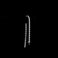 14K White Gold East-West Oval Cut Lab Diamond Tennis Bracelet with Bezel Setting - 4.08 Carat Total Diamond Weight (E-F Color, VS Clarity) - Covaloro Fine Jewelry