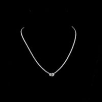 14K White Gold East-West Oval Cut Lab Diamond Tennis Necklace with 198 Brilliant Cut Accents - 6.29 Carat Total Diamond Weight, E-F VS1 GIA Certified - Covaloro Fine Jewelry