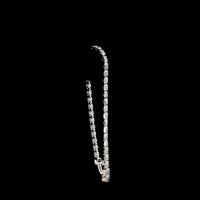 14K White Gold East-West Tennis Bracelet with Bezel Set Radiant Cut Lab Diamonds - 4.82 Total Carat Weight, E-F Color, VS1 Clarity - Covaloro Fine Jewelry