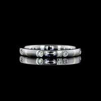 14K White Gold Eternity Band with Flush Set Round Lab-Grown Diamonds - 0.15 Carat Total Weight (E-F Color, VS Clarity, 8 Stones) - Covaloro Fine Jewelry