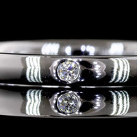 14K White Gold Eternity Band with Flush Set Round Lab-Grown Diamonds - 0.15 Carat Total Weight (E-F Color, VS Clarity, 8 Stones) - Covaloro Fine Jewelry