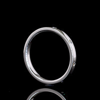 14K White Gold Eternity Band with Flush Set Round Lab-Grown Diamonds - 0.15 Carat Total Weight (E-F Color, VS Clarity, 8 Stones) - Covaloro Fine Jewelry