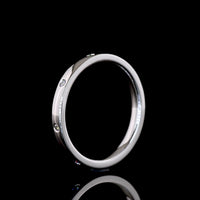 14K White Gold Eternity Band with Flush Set Round Lab-Grown Diamonds - 0.15 Carat Total Weight (E-F Color, VS Clarity, 8 Stones) - Covaloro Fine Jewelry