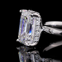14K White Gold Eternity Band with Pave Set Round Lab Diamonds - 0.60 Carat Total Weight, 33 Stones - Covaloro Fine Jewelry