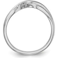 14K White Gold Family Jewelry Ring Mounting - Customizable Band for Sentimental Heirloom by Oro Pregiato