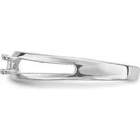 14K White Gold Family Jewelry Ring Mounting with Rhodium Plating by Monteluci Fine Jewelry